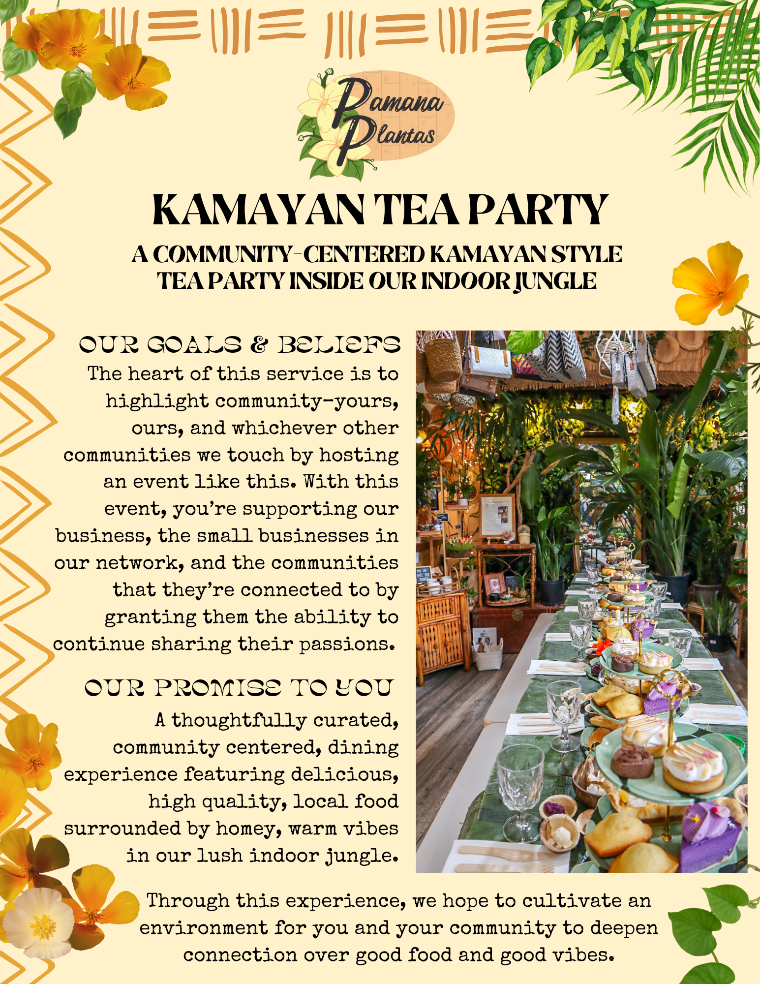 Private Kamayan Tea Party